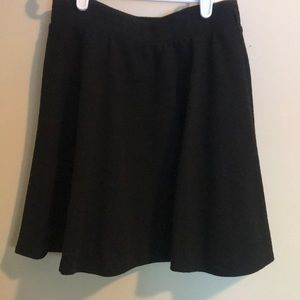 Black skater skirt